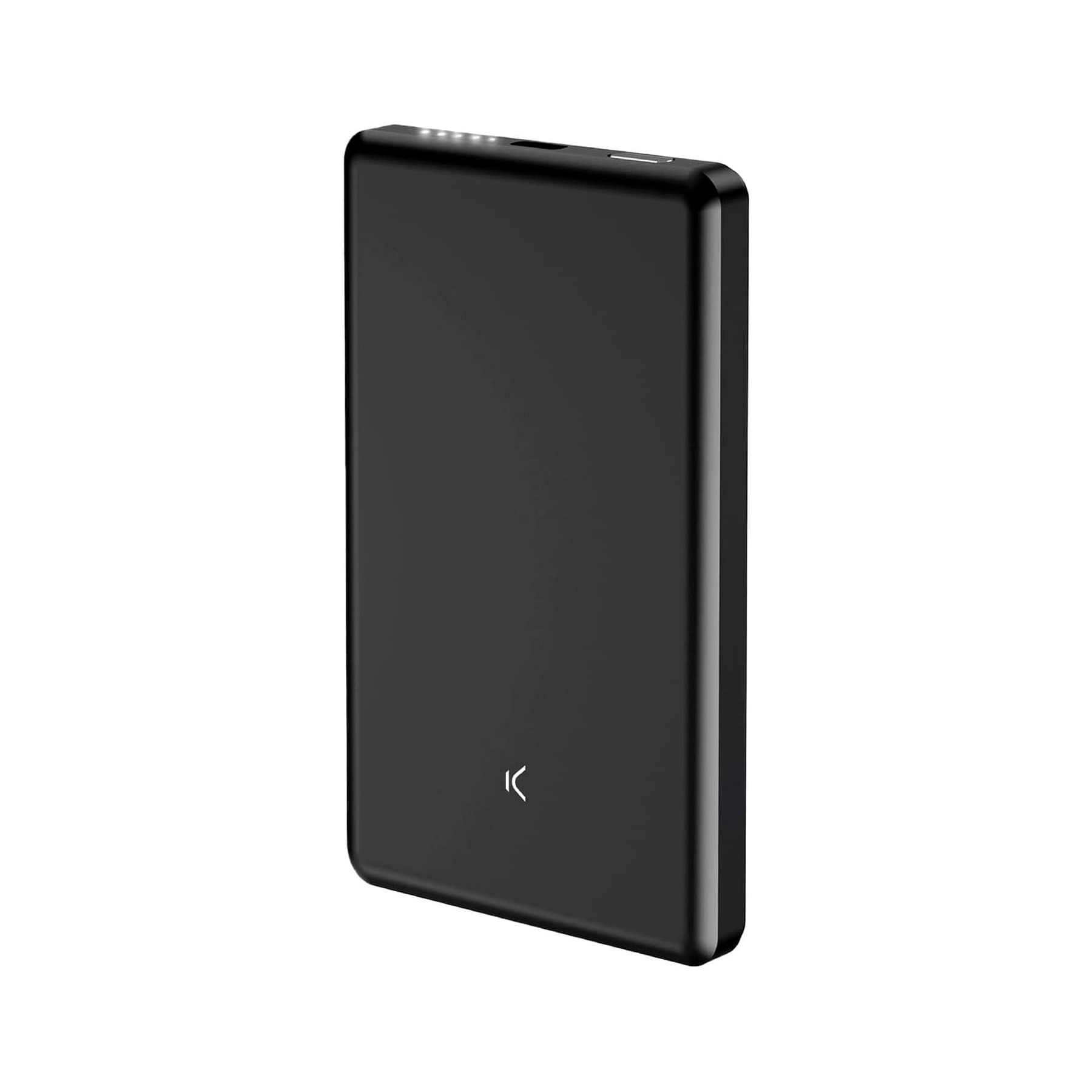 Ksix Bpb5000Mag01Gr Black / Powerbank Inalámbrico 5.000 Mah