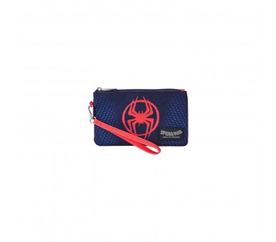 Cartera Nylon Traje Miles Morales Spider-Verse Marvel Lounge