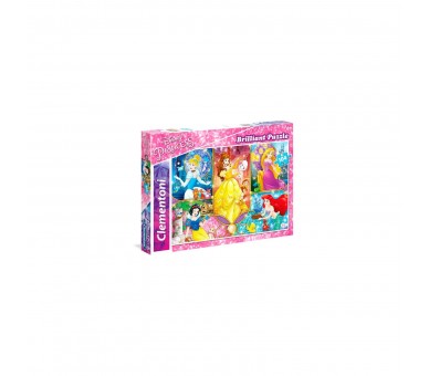 Puzzle Brilliant Princesas Disney 104Pzs