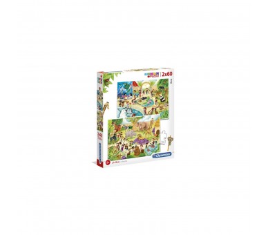 Puzzle Zoo 2X60Pzs