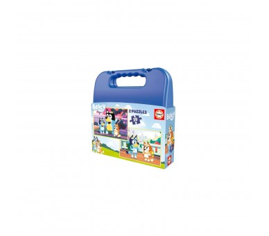 Puzzle Maleta Bluey 2X20Pzs