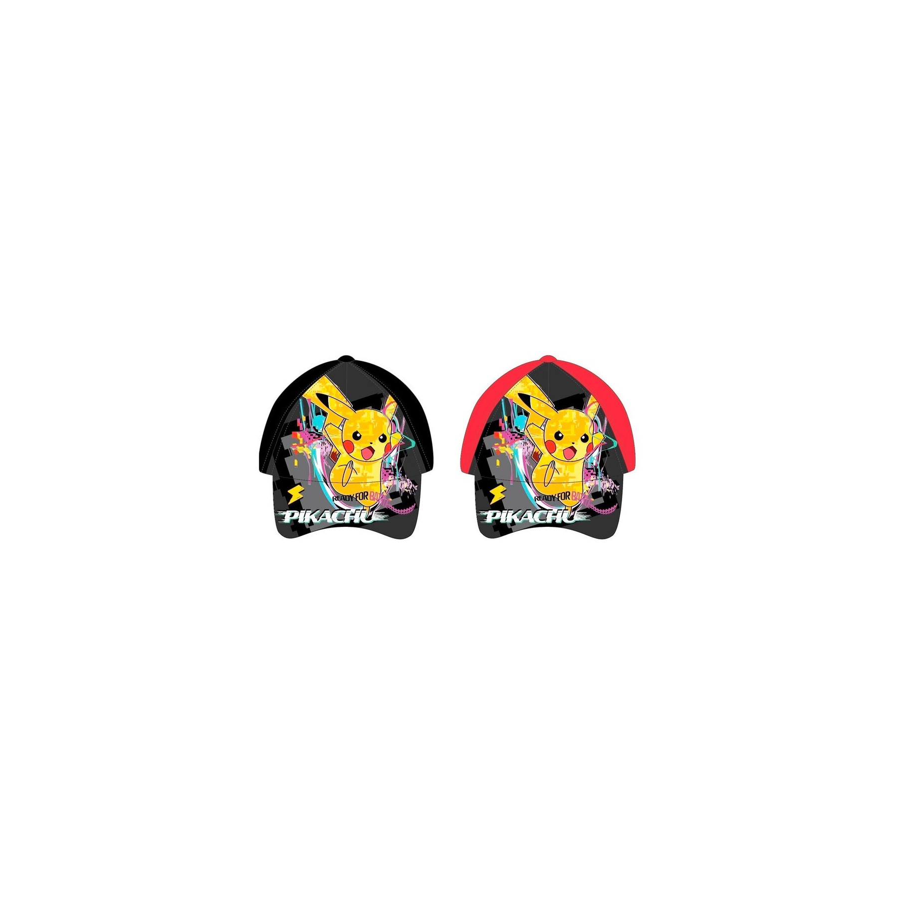 Gorra Pikachu Pokemon Surtido 6 Unidades