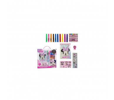 Set Papeleria Coloreable Minnie Disney