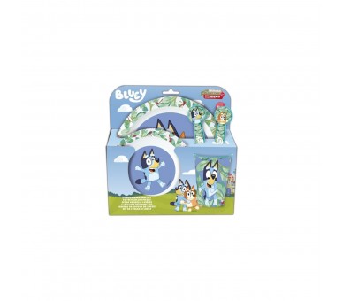 Set Micro Kids 5 Piezas Bluey En Estuche