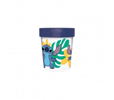 Vaso Antideslizante Stitch Bicolor 250 Ml