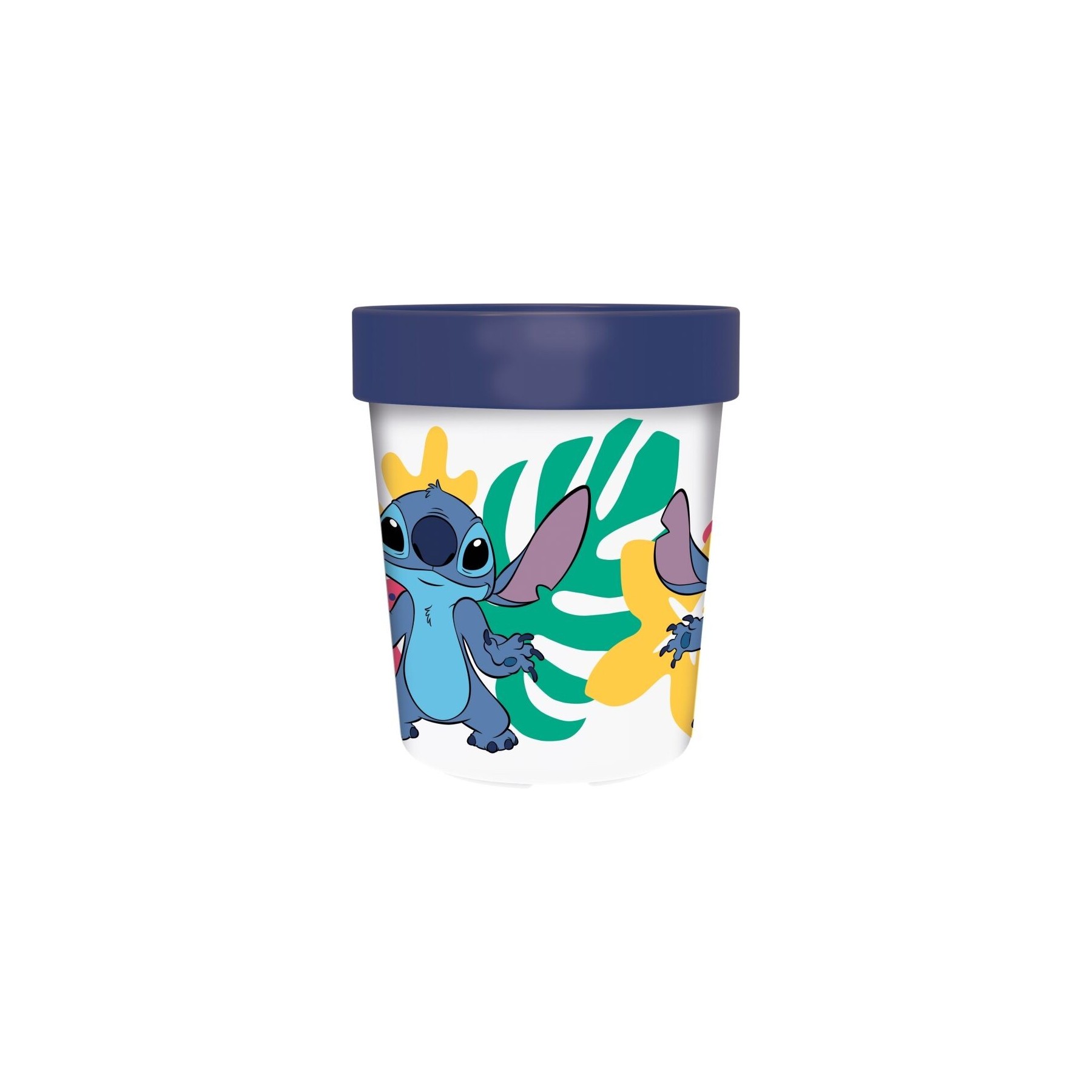Vaso Antideslizante Stitch Bicolor 250 Ml