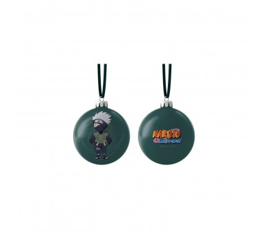 Bola Navidad Chibi Kakashi Naruto Shippuden 6 Unidades