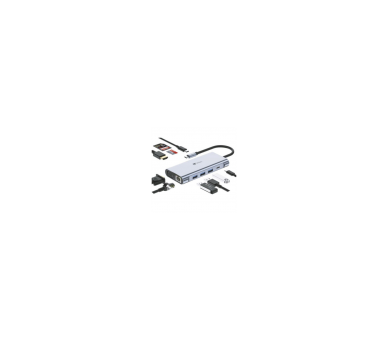 Docking Usb Tipo-C Leotec Leds01/ 3Xusb/ 2Xusb Tipo-C/ 1Xusb