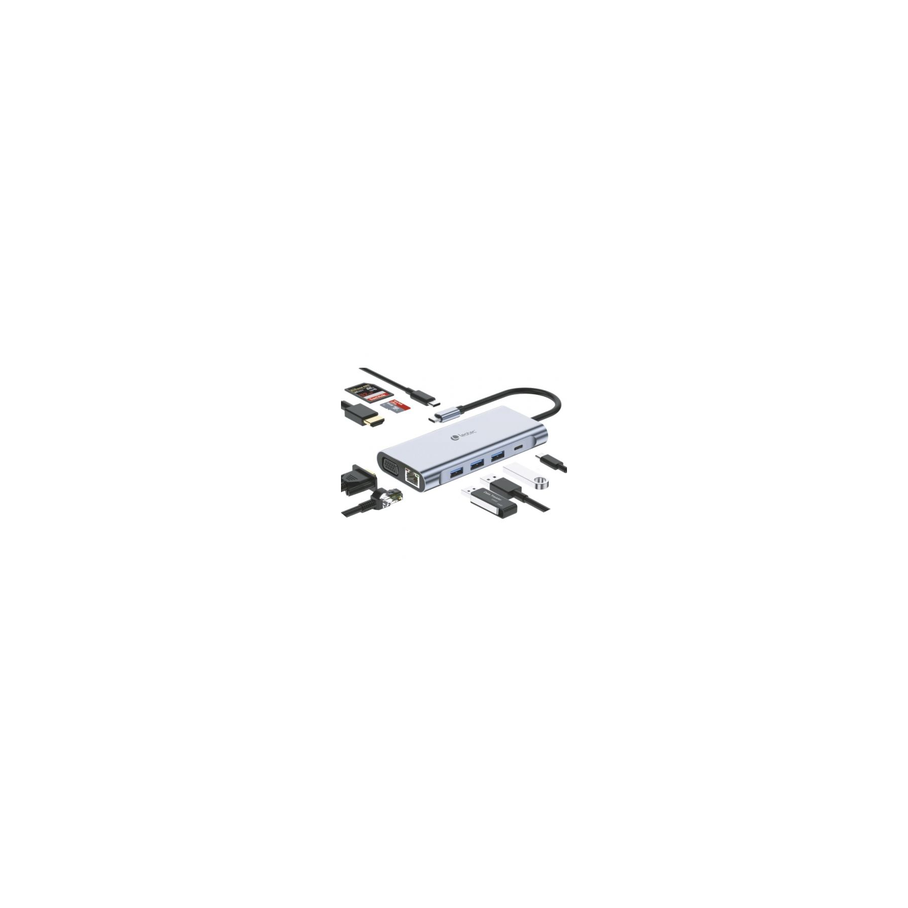 Docking Usb Tipo-C Leotec Leds01/ 3Xusb/ 2Xusb Tipo-C/ 1Xusb Docking Usb Tipo-C Leotec Leds01/ 3Xusb/ 2Xusb Tipo-C/ 1Xusb