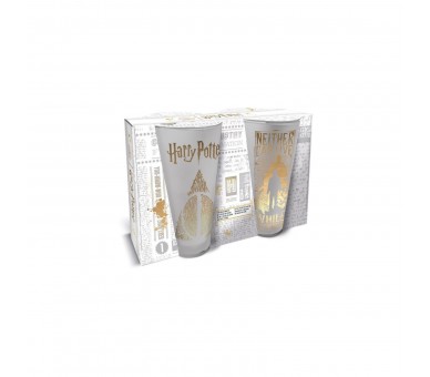 Set 2 Vasos Casual Harry Potter  490Ml Golden