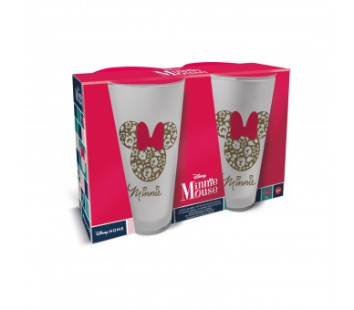 Set 2 Vasos Casual Minnie Mouse Garden 490Ml