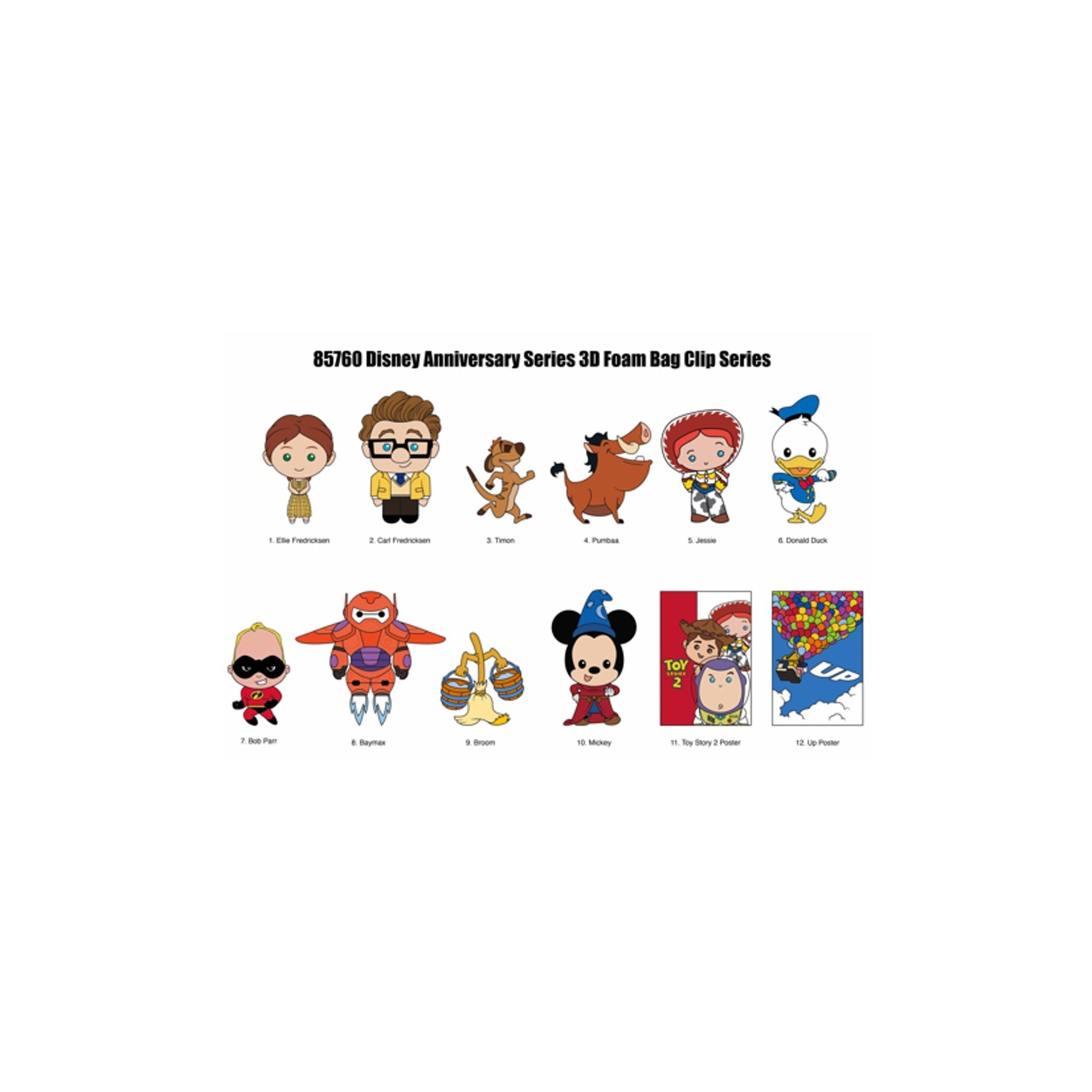 Pinza Disney Anniversary 3D Bag Clip S.1