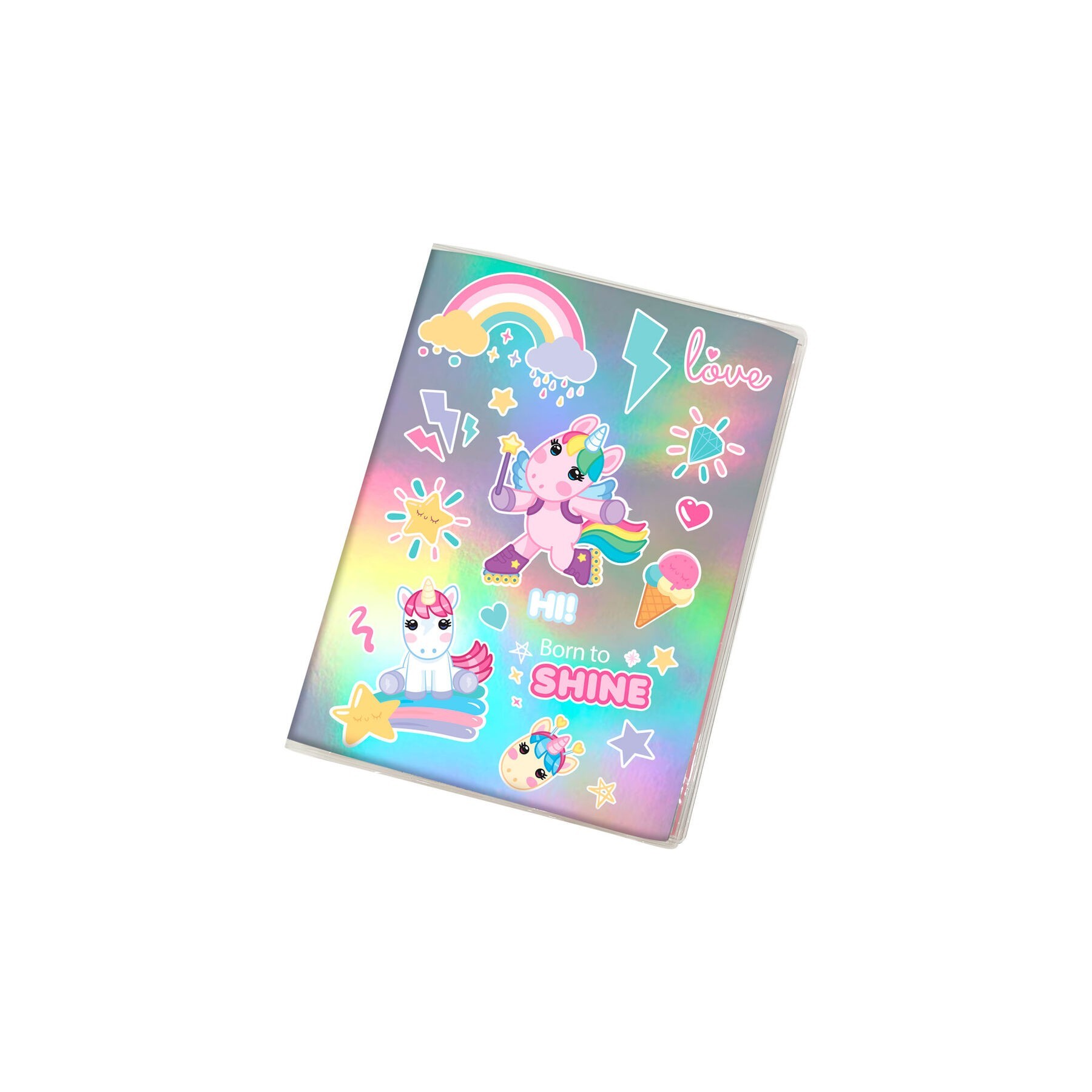 Set Papeleria Cuaderno + Pegatinas Sweet Dreams 6 Unidades