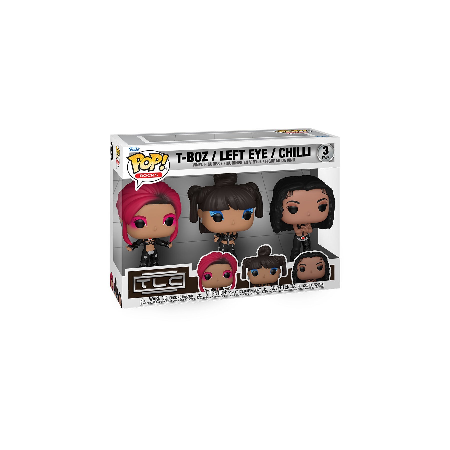 Blister 3 Figuras Pop Rocks Tlc