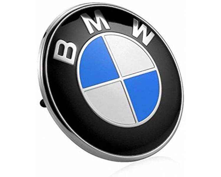Insignia Emblema Logo Azul Compatible Para Bmw De 82Mm 3D Maletero Capo