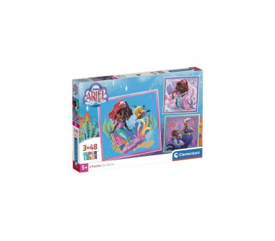 Puzzle Ariel Disney 3X48Pzs