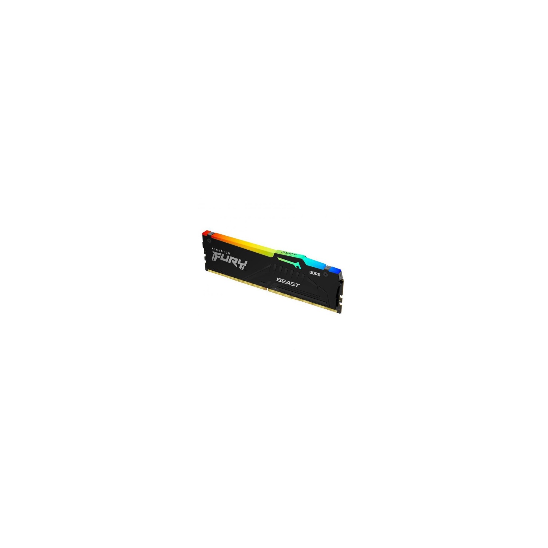 Memoria Ram Kingston Fury Beast Rgb 8Gb/ Ddr5/ 6000Mhz/ 1.35