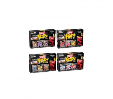 Blister 4 Figuras Bitty Pop Five Nights At Freddys Surtido 1