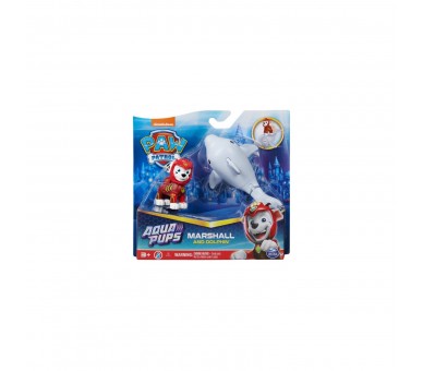 Blister 2 Figuras Marshall Aqua Pups Patrulla Canina Paw Pat