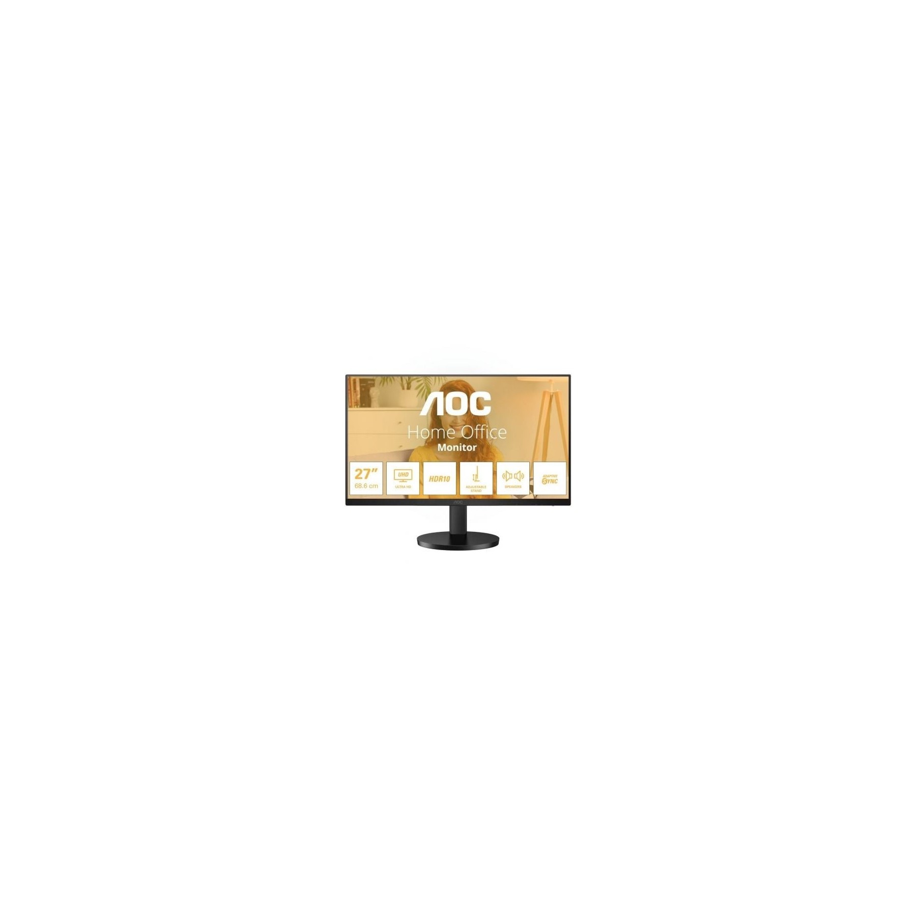 Monitor Profesional Aoc U27B3Af 27"/ 4K/ Multimedia/ Regulab