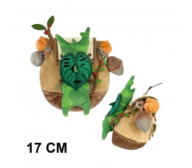 Peluche 17 Cm Korok With a Back Pack Zelda Tears Kingdom