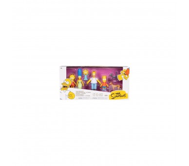 Blister 7 Figuras Famila Los Simpsons 6Cm