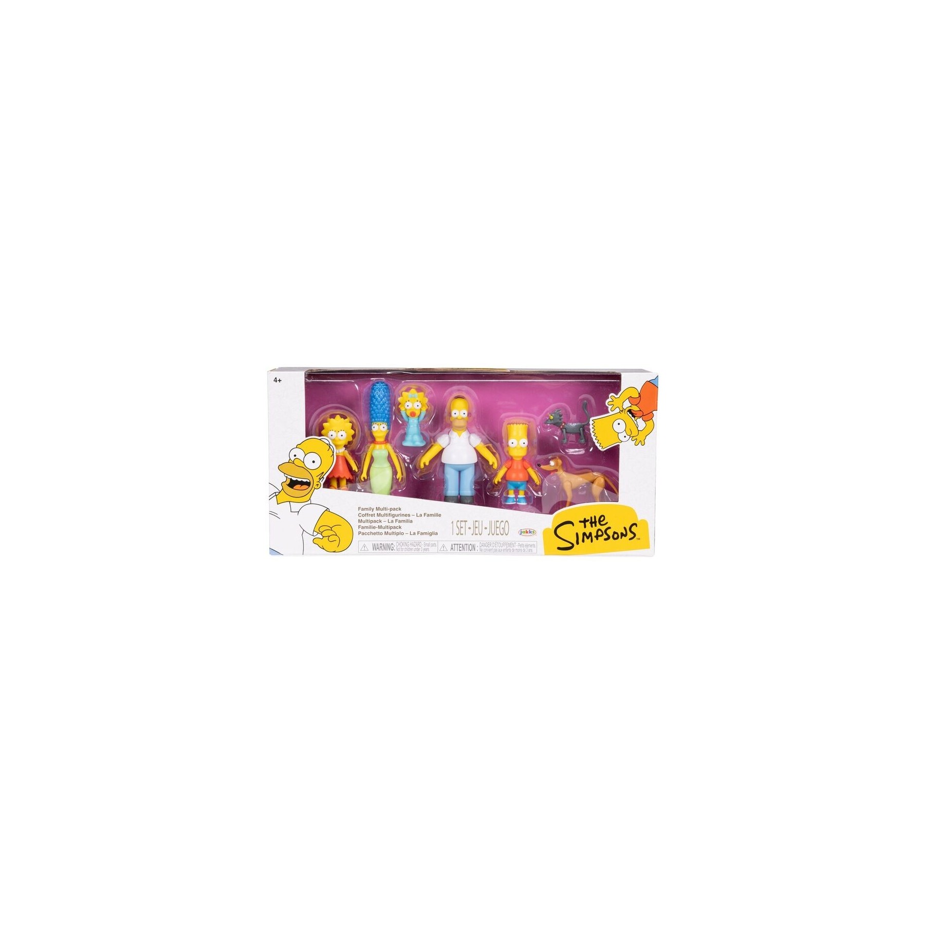 Blister 7 Figuras Famila Los Simpsons 6Cm