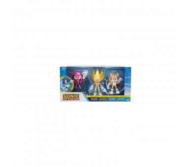 Blister 3 Figura Ultimate Team Up Sonic The Hedgehog 10Cm