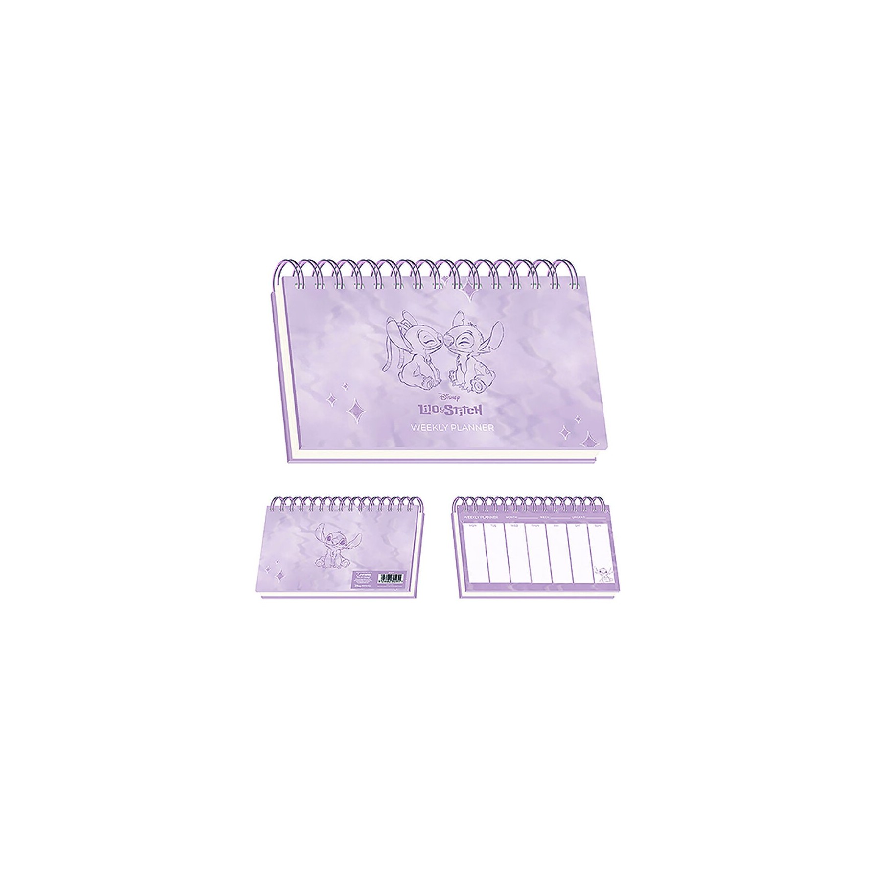 Planificador Semanal Lilo And Stitch (Watercolour) Weekly Pl