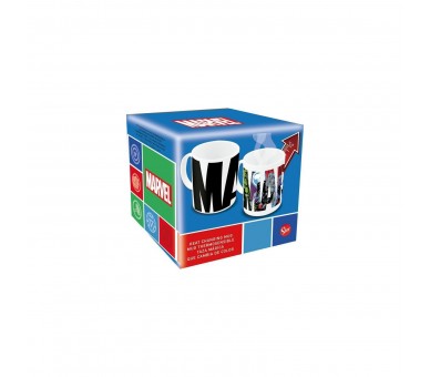 Taza Cerámica Avenger 325Ml Cambio Color (Caja Regalo)