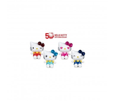 Peluche 50Th Anniversary Hello Kitty 22Cm Surtido 6 Unidades