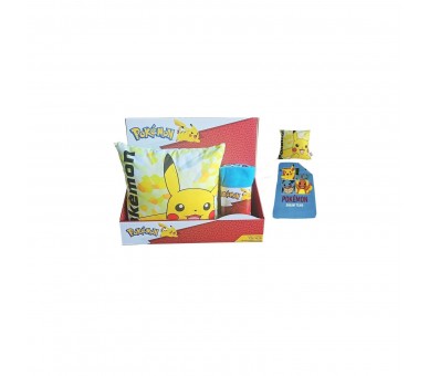 Set Manta Polar + Cojin Pokemon