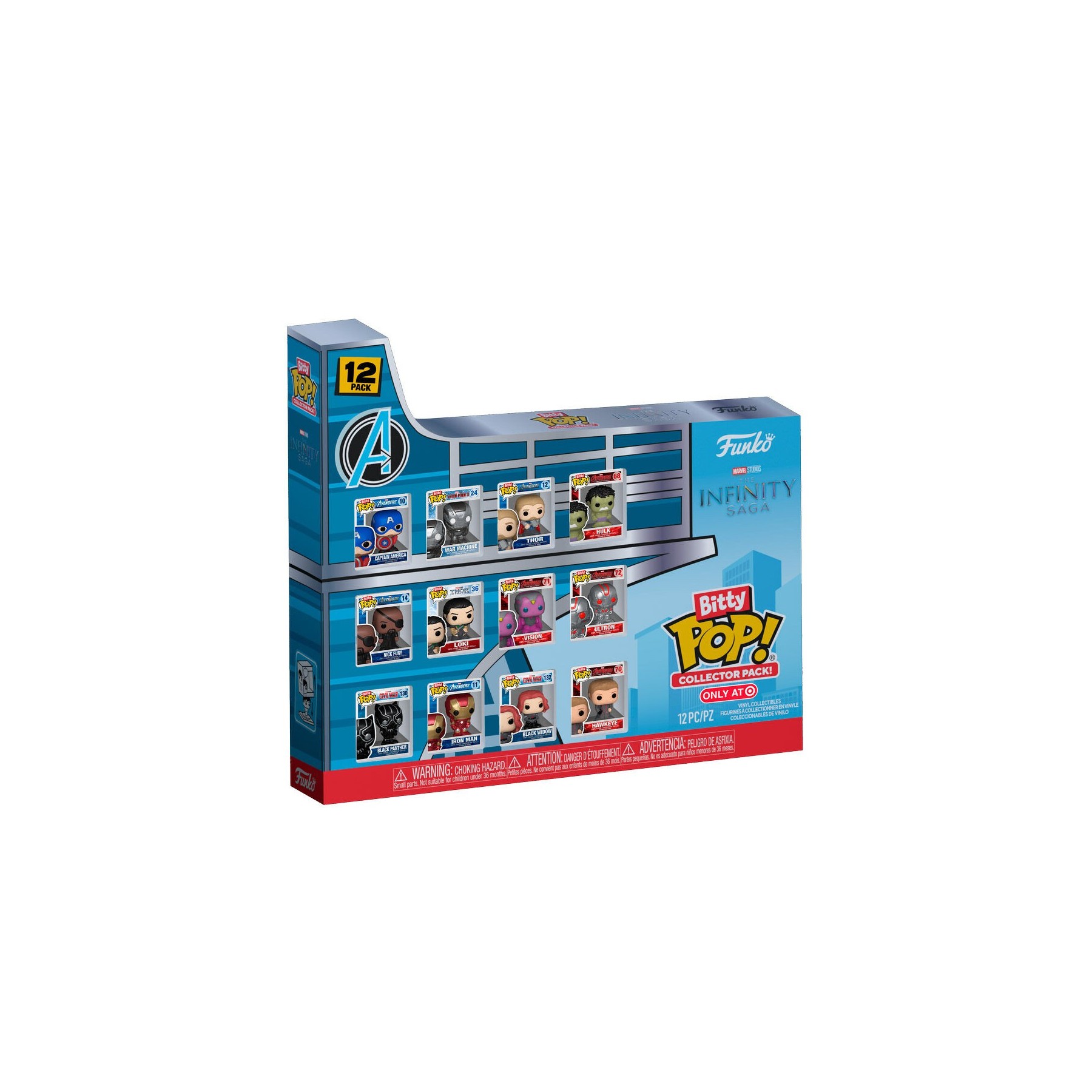 Multipack Bitty Pop Marvel Infinity Saga 12Pzs