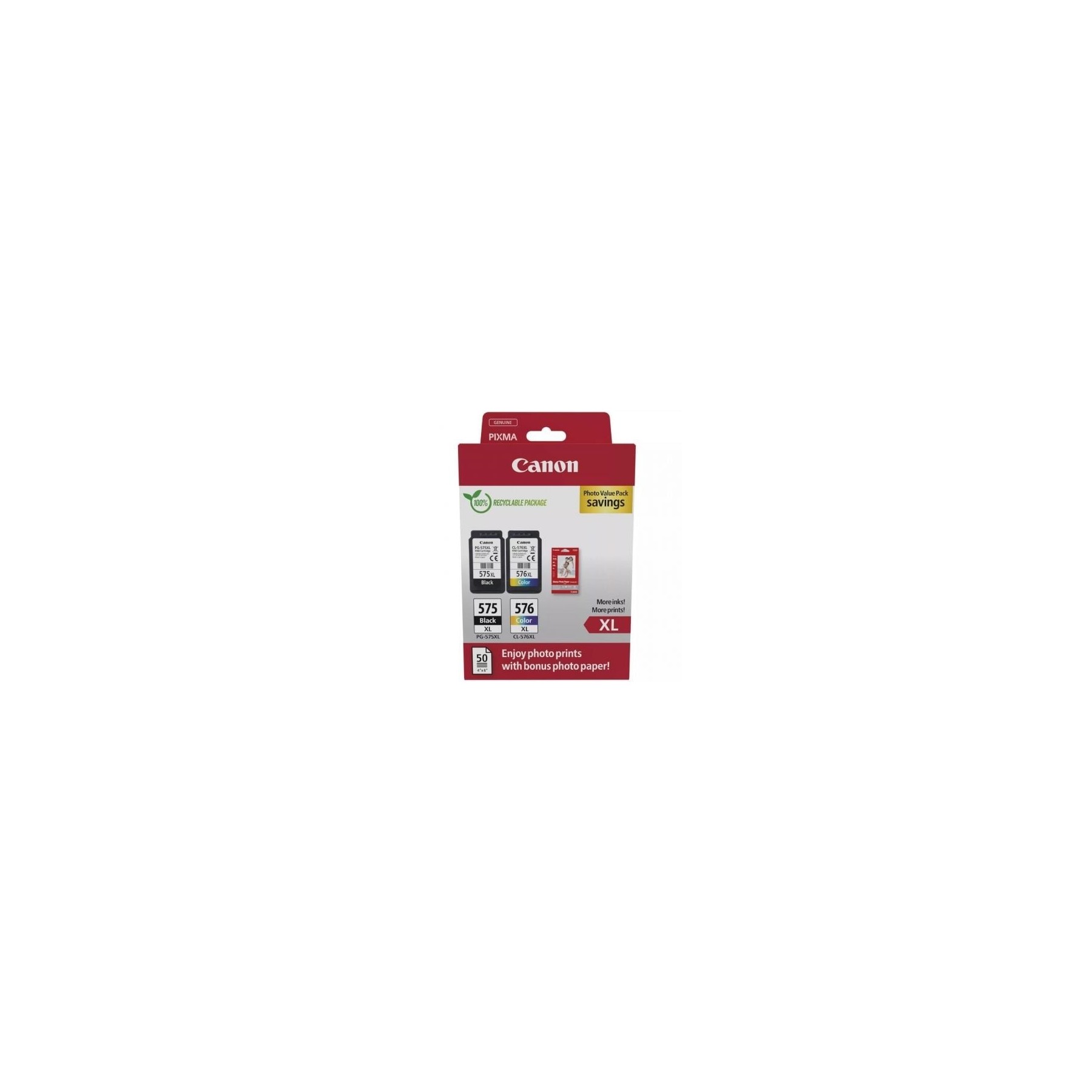 Cartucho De Tinta Original Canon Pg-575Xl + Cl576Xl Multipac