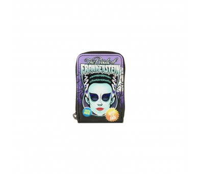 Tarjetero Bride Of Frankenstein Neon Mask Universal Monster