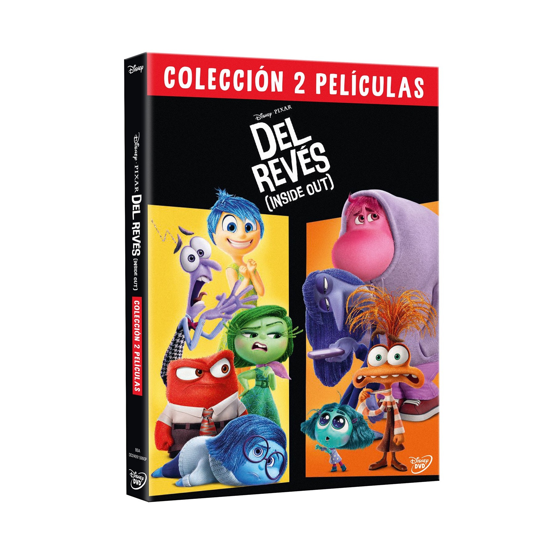 Del Revés (Inside Out) - Colección 2 Películas - Dvd