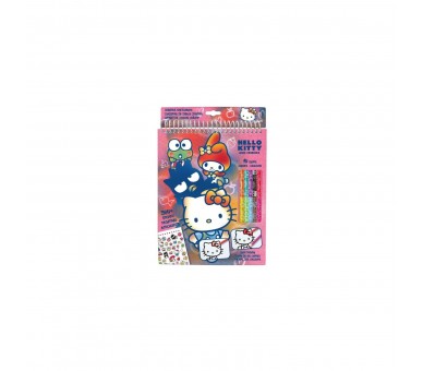 Set Colorear Lapices Hello Kitty
