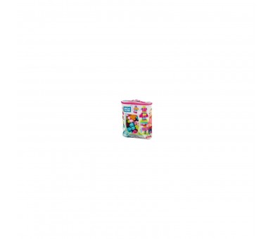 Bolsa Mega Bloks Rosa 60Pzs