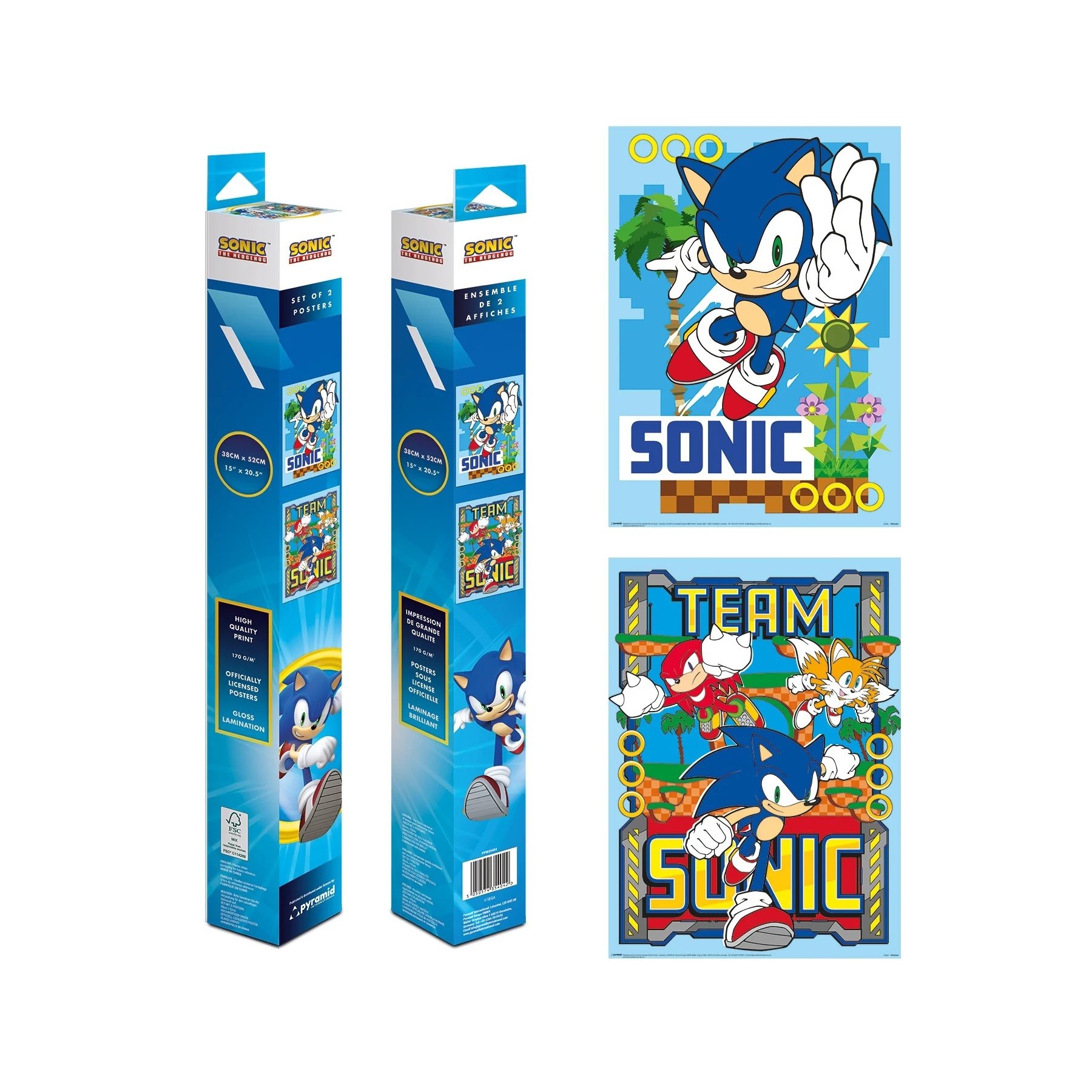 Sonic The Hedgehog  - Póster En Caja