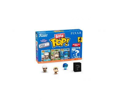 Blister 4 Figuras Bitty Pop Disney Pixar Up