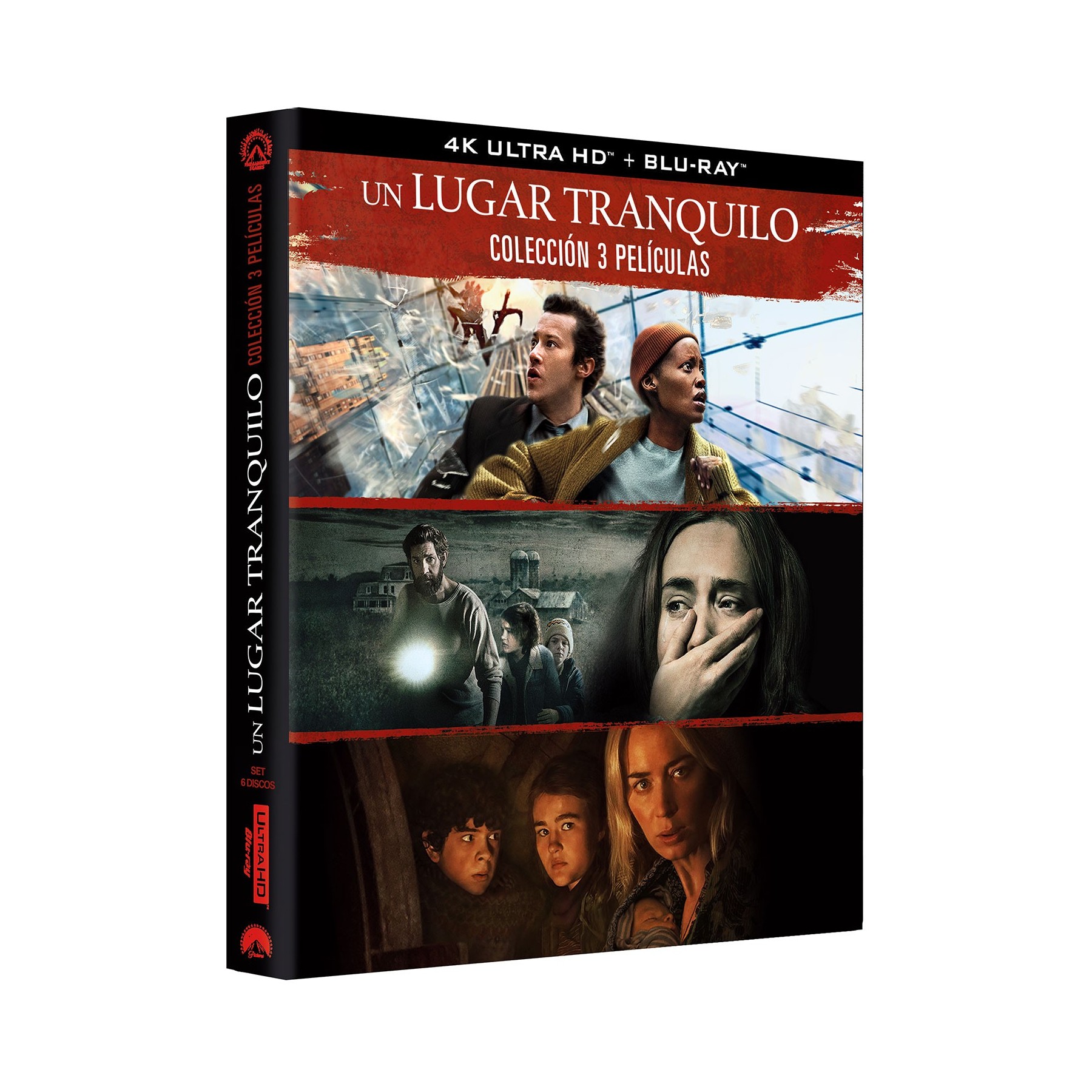 Un Lugar Tranquilo (Colección 3 Películas) (4K Uhd) - Bd Br
