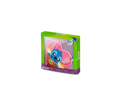 Set Diario + Boligrafo Stitch Disney