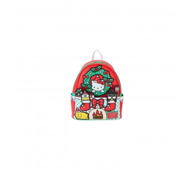 Mochila Christmas Hello Kitty Sanrio Loungefly 26Cm