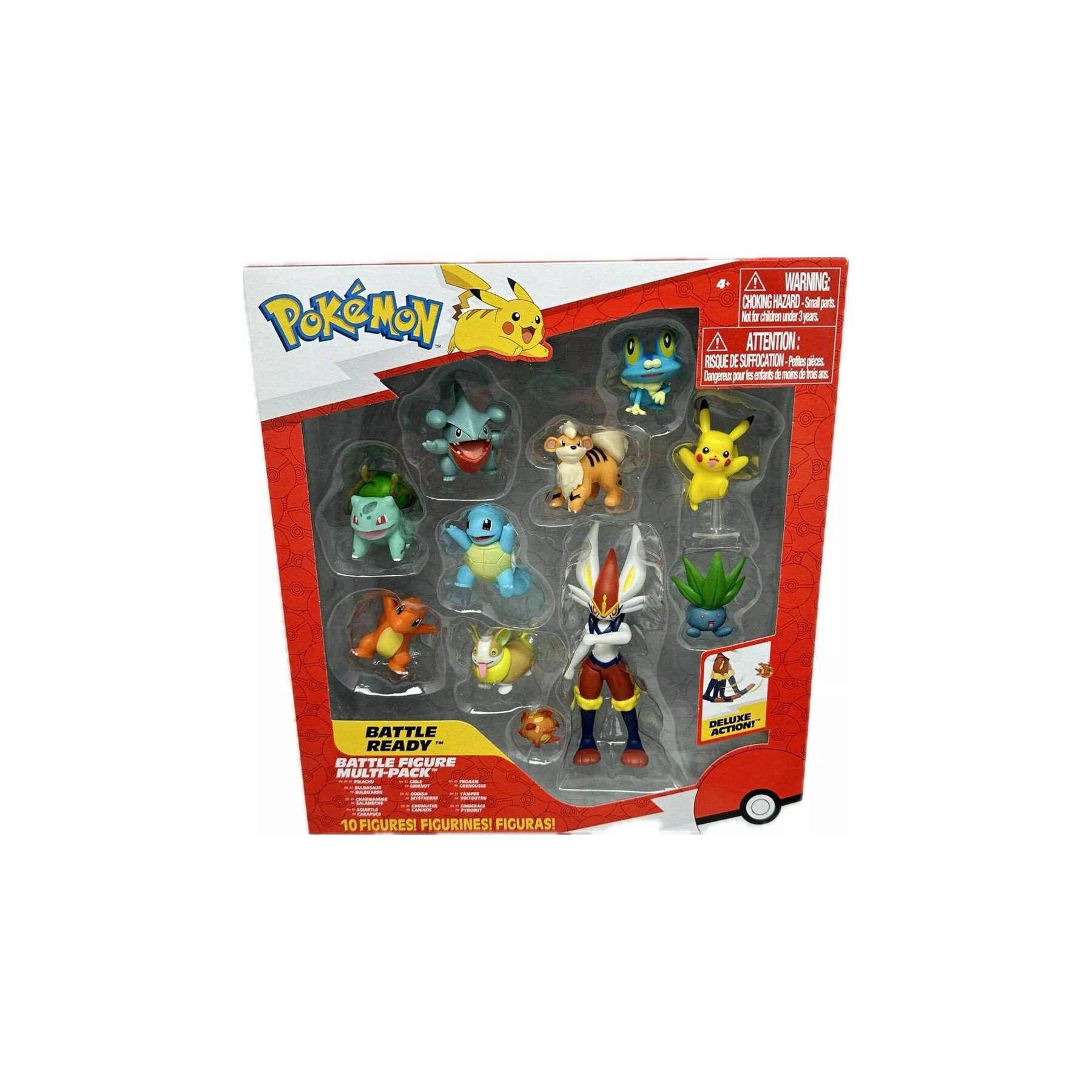 Blister 10 Figuras Battle Ready Pokemon