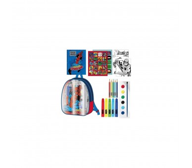 Set Papeleria Mochila Vengadores Avengers Marvel