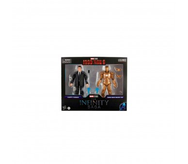 Set 2 Figuras Happy Hogan And Iron Man Mark Xxi Iron Man 3 T