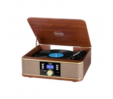 Giradiscos Trevi Tt 1042 Dab+Dab Madera