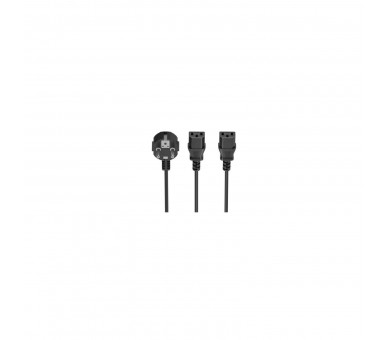 Cable Alimentación Cpu Aisens A132-0864/ Cee7 Macho 2X C13 H