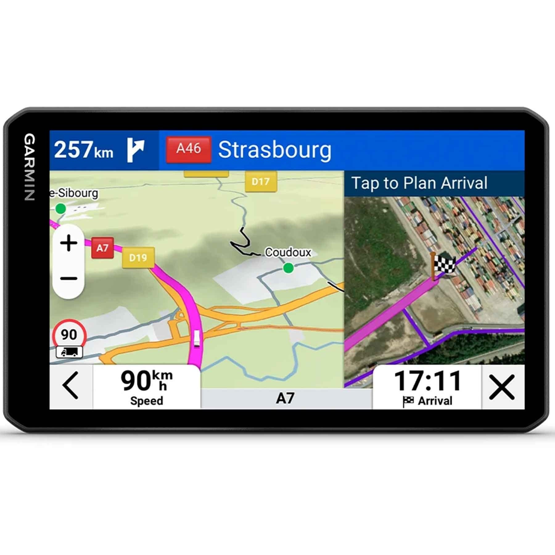 Garmin Dezl Lgv720 / Navegador Gps Para Camiones 7" Con Mapa