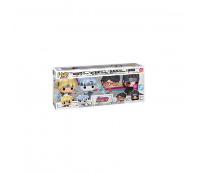 Blister 4 Figuras Pop Boruto Exclusive